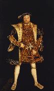 Hans holbein the younger Portrait of Henry VIII oil painting on canvas